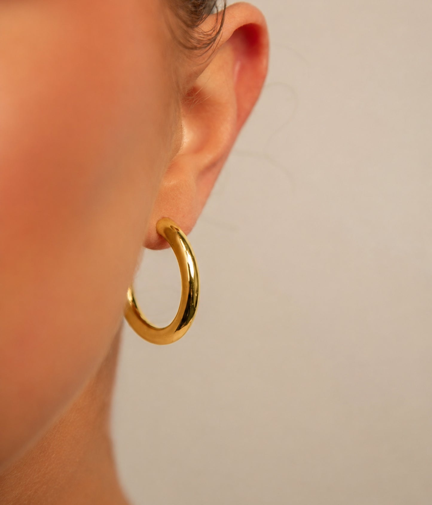 18k Gold plated big rings