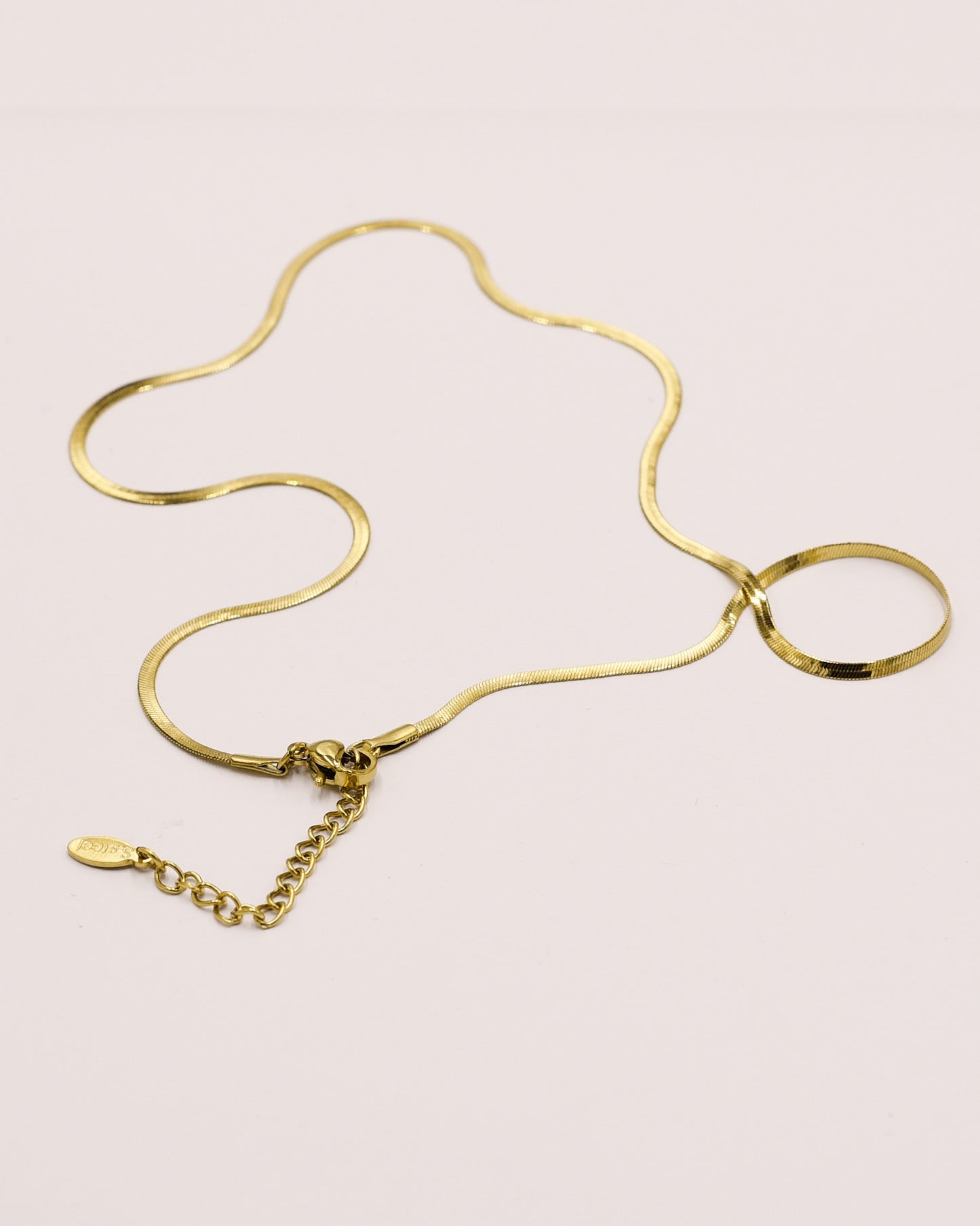 14k Gold plated flat chain