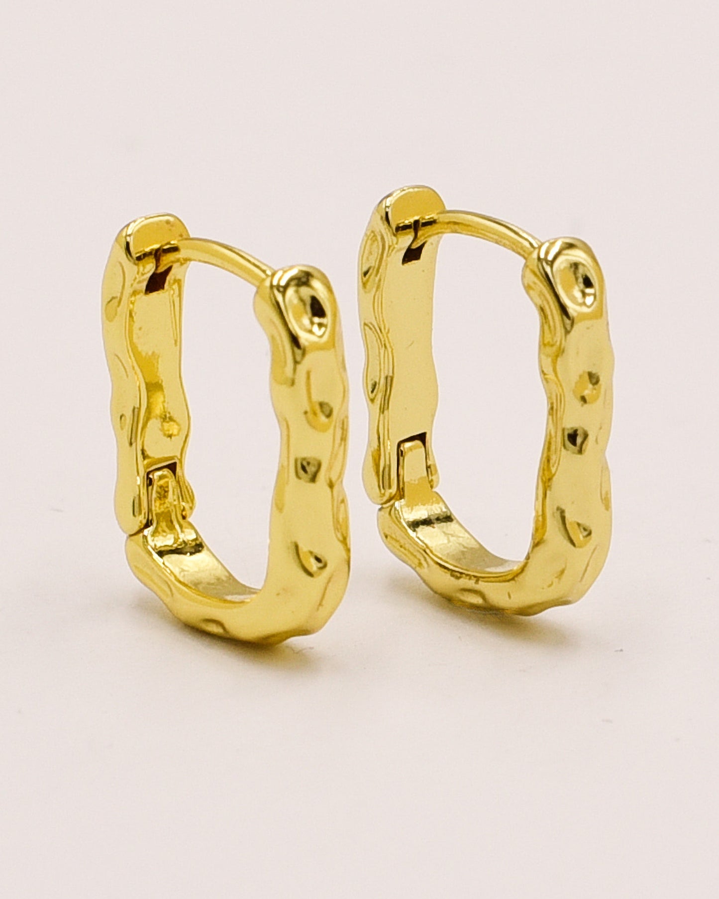 14k Gold plated twist earrings