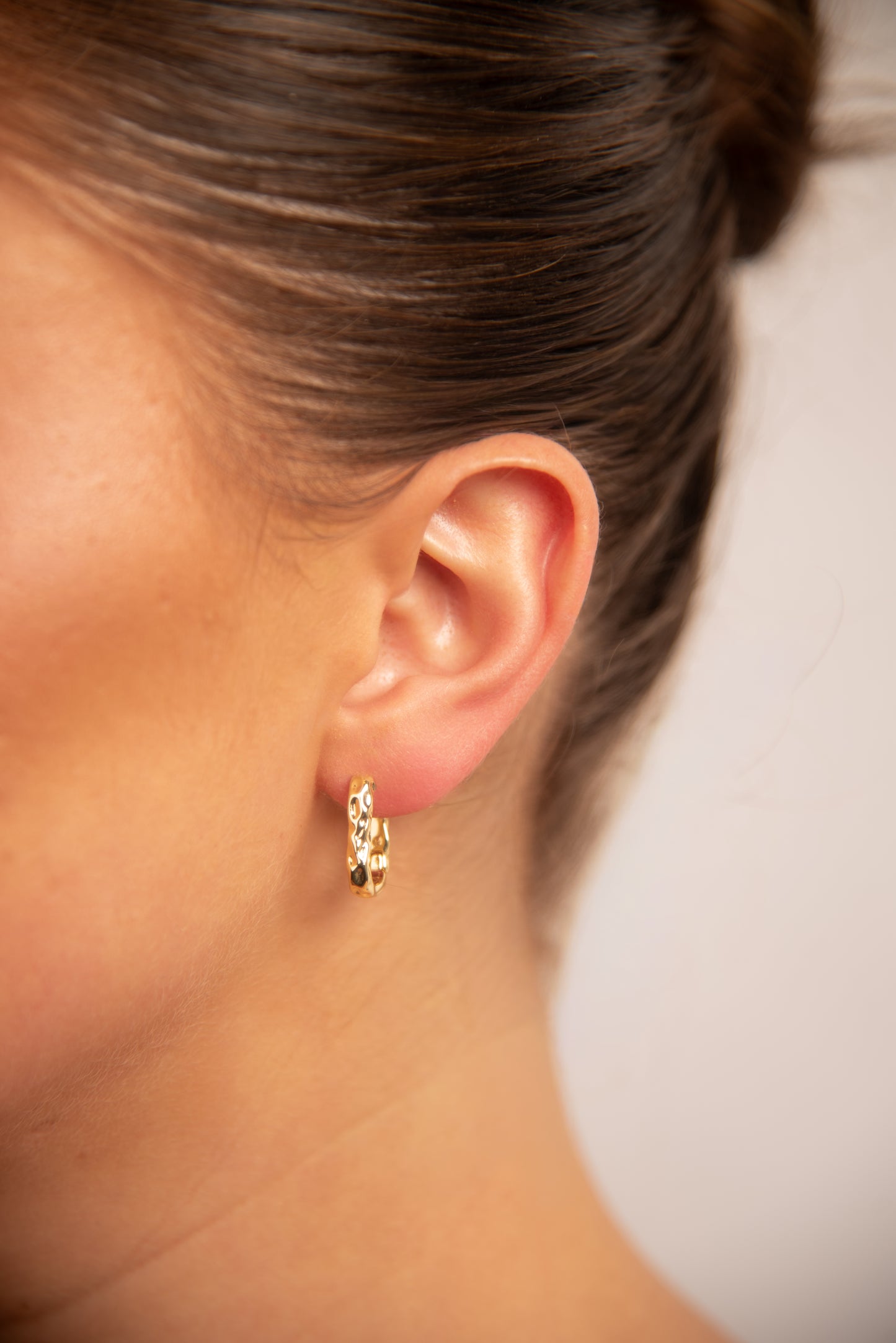14k Gold plated twist earrings